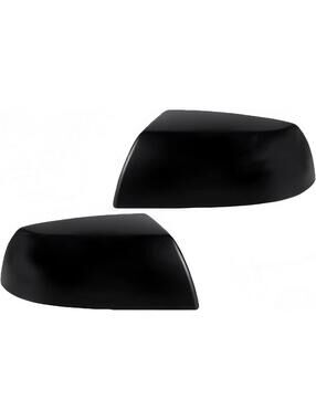 Side View Mirror Cover Caps Black Compatible with Toyota Tundra 2007-2021 Front